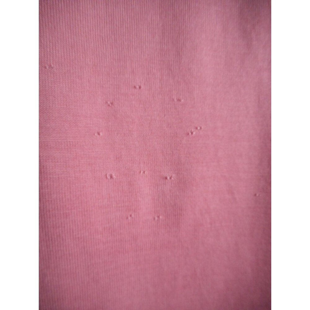 Time and Tru pink ruffle blouse top Sz XXL (20) cold shoulder short sleeve - Picture 4 of 5